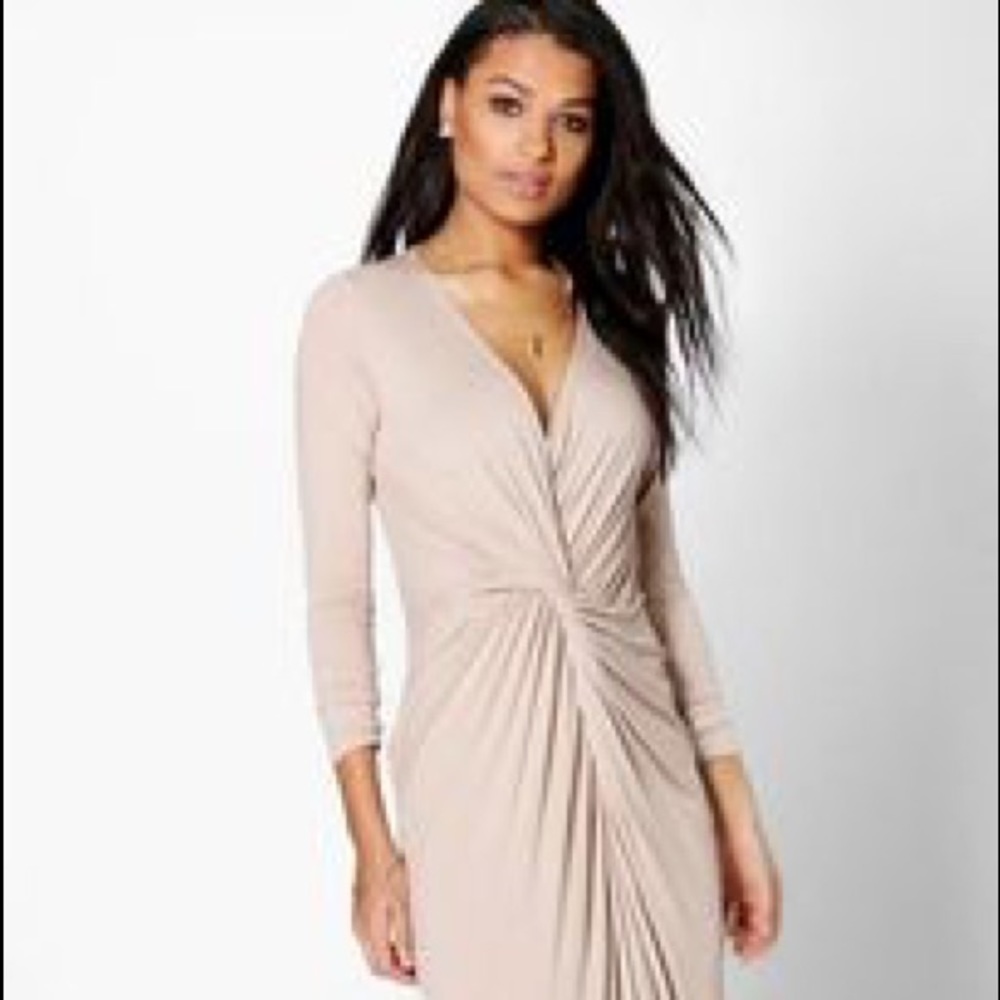 NWOT long sleeve wrap dress